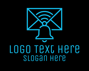 Bell - Message Notification App logo design