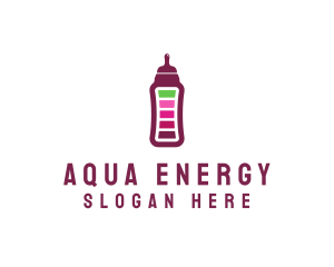 Baby Bottle Energy logo design