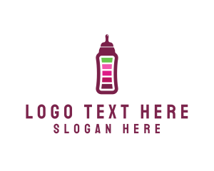 Baby - Baby Bottle Energy logo design