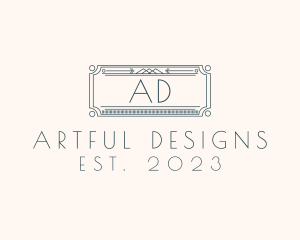 Art Deco Retro Signage logo design