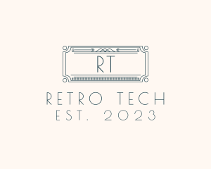 Art Deco Retro Signage logo design