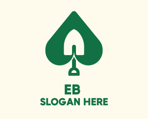 Vegetarian - Shovel Leaf Gardening logo design