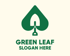 Shovel Leaf Gardening logo design