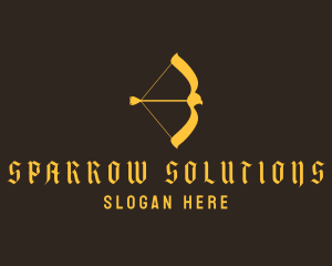 Elegant Sparrow Archery logo design