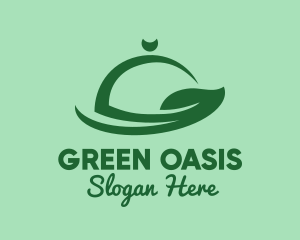 Green Organic Tray logo design