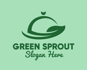 Green Organic Tray logo design