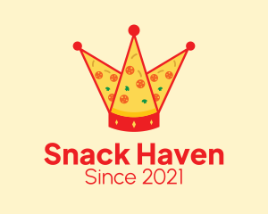 Snack Bar - Crown Pepperoni Pizza logo design