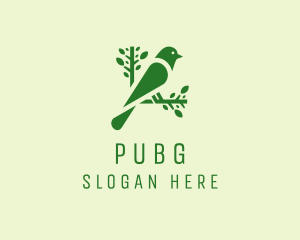 Pet - Green Nature Bird logo design