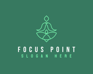 Lotus Yoga Meditation logo design