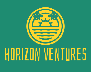 Horizon - Summer Beach Resort logo design