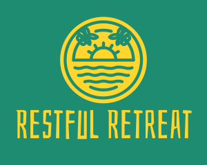 Summer Beach Resort logo design