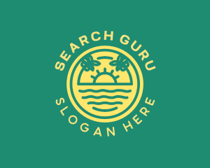 Summer Beach Resort logo design