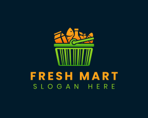 Grocery - Grocery Shopping Basket logo design