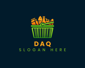 Store - Grocery Shopping Basket logo design