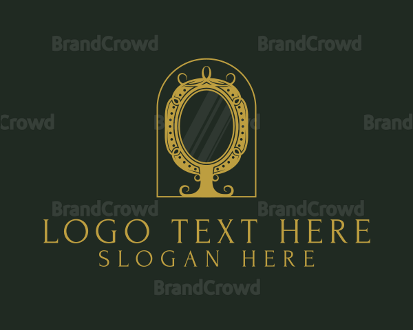 Elegant Ornate Mirror Logo