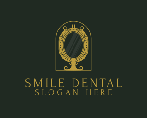 Elegant Ornate Mirror Logo