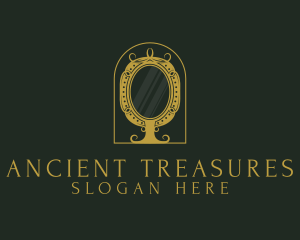 Elegant Ornate Mirror logo design