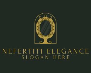 Elegant Ornate Mirror logo design