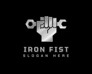 Iron Fist Mechanic logo design