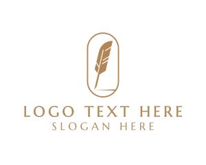 Blog - Feather Quill Writing logo design