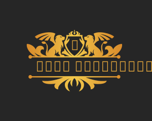 Griffin Shield Royalty Logo
