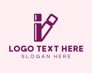 Illustration - Letter I Shadow logo design