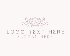 Compact Powder - Makeup Cosmetics Salon logo design