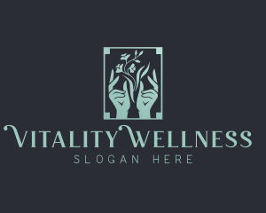 Floral Yoga Wellness logo design