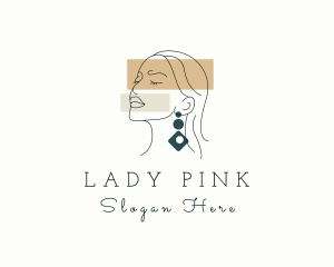 Deluxe Fashion Lady  logo design