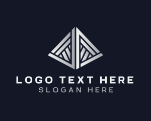 Investment - Studio Technology Pyramid logo design