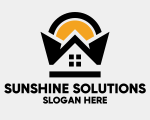 Residential Roof Construction logo design