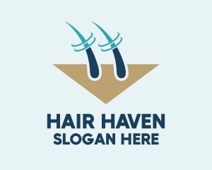 Hair Dermatology Salon logo design