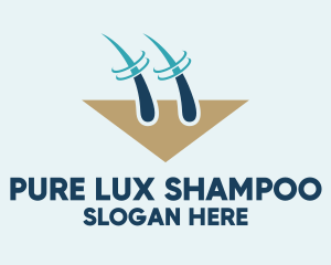 Shampoo - Hair Dermatology Salon logo design