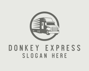 Express Truck Courier logo design