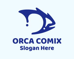 Ocean Water Fish Logo