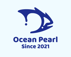 Ocean Water Fish logo design