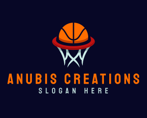 Ball Hoop Basketball logo design