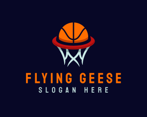 Ball Hoop Basketball logo design