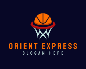 Ball Hoop Basketball logo design