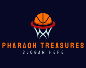 Ball Hoop Basketball logo design