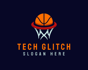 Ball Hoop Basketball logo design