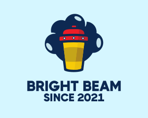 Beam - Spaceship Cafe Mug logo design