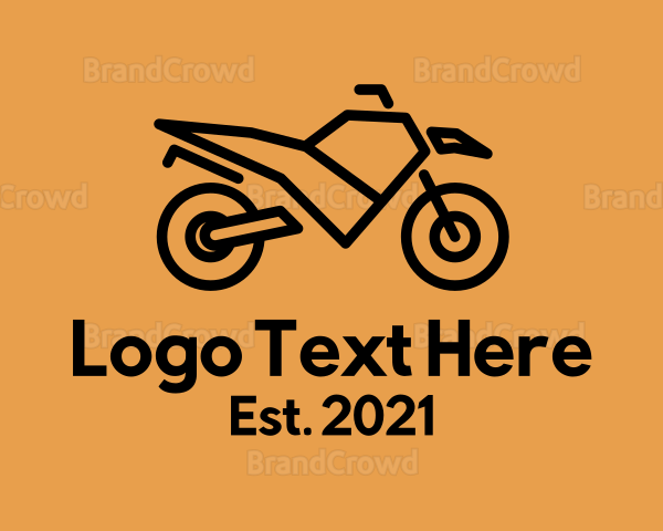 Street Motorcycle Travel Logo