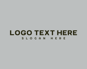 Typographic - Professional Studio Fashion logo design