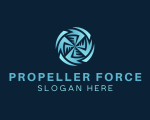 Propeller - Propeller Fan Ventilation logo design