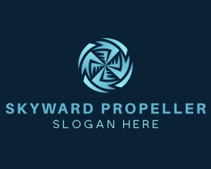 Propeller - Propeller Fan Ventilation logo design