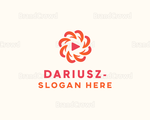 Radial Media Flower Logo