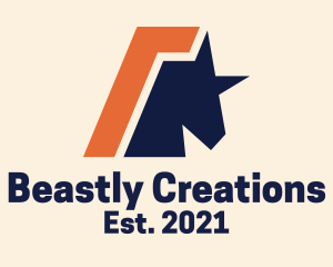 Creature - Logistics Unicorn Creature logo design