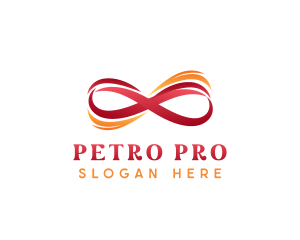 Petroleum - Fire Loop Infinity logo design