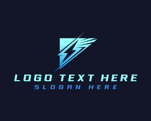 Gradient - Lightning Thunder Power logo design